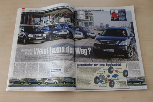 Auto bild 2006 lexus rx - 03/2006,