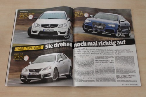 Auto bild 2013 lexus - lexus, is-f